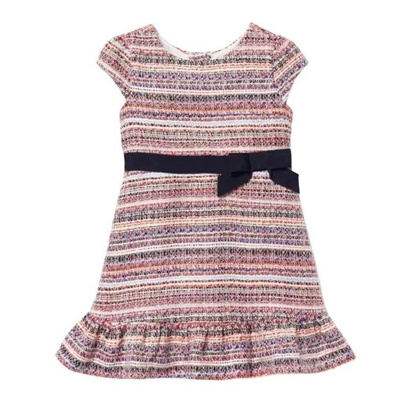 Janie & Jack Toddler 3T Girl The Ava Tweeted Dress - Picture 1 of 12